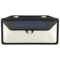 Applique murale solaire carrée à LED avec détecteur de mouvement et capteur de lumière intelligent pour jardin, villa, balcon, usage extérieur