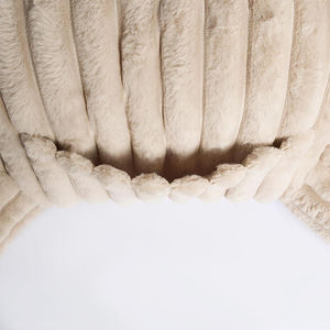 SUREWALHOME Cadeaux pour femmes et hommes, <span class=keywords><strong>coussin</strong></span> de lecture confortable en fausse fourrure côtelée, <span class=keywords><strong>coussin</strong></span> de jeu doux avec poche, oreiller de soutien avec accoudoirs - Product Image 3