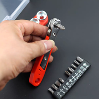 Kit d'adaptateurs pour clé à main, embouts hexagonaux internes à angle droit de 90 degrés en acier S2, embouts de rotation universels flexibles, outil de 1/2 pouce