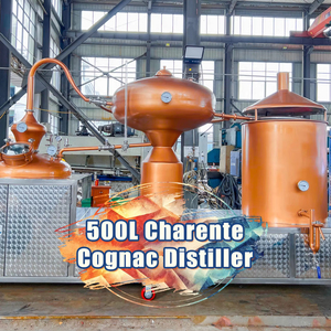 500L Capacité Cuivre Charente Toujours pour Boisson Esprit Distillation Boîte de Vitesses Pompe Moteur Noyau Rhum Brandy Fruits Vin Reflux Stills - Product Image 1