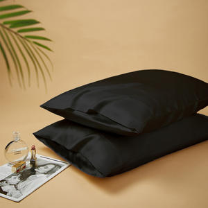 Vente en gros de luxe 19 <span class=keywords><strong>momi</strong></span> taie d'oreiller en soie double face 100 soie de mûrier couleur unie taie d'oreiller enveloppe en soie - Product Image 2