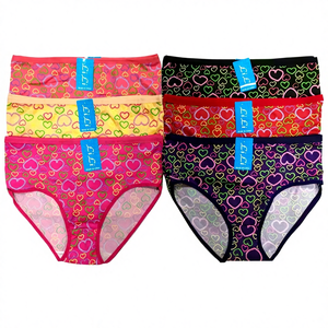 Amysi 542 #   Hoog uitgesneden, bloemenprint, melksijden slipjes, ademend, milieuvriendelijk damesondergoed voor vrouwen met een maatje meer - Product Image 6