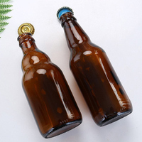 Bouteilles de bière et de soda gonflables en verre résistant à la pression ODM, 250 ml et 330 ml, pour fabricants de bière