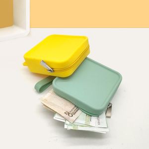 Eco-Friendly Mini Silicone Coin <b>Purse</b> With Zipper Closure Waterproof Reusable for Men Women - Product Image 6