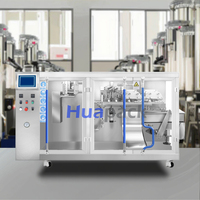 Machine d'emballage automatique conviviale pour sachets Doypack préformés à fermeture éclair, facile à utiliser pour le remplissage et la scellage de sachets plats.