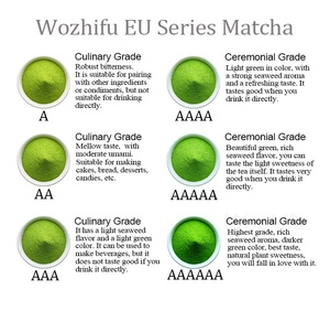 Vente en gros de sachets de thé minceur japonais certifié biologique UE USDA en poudre de matcha pur de qualité cérémonielle - Product Image 2