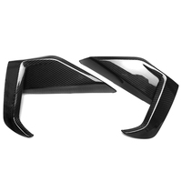Pour Ford Mustang S650 GT 2024+ : Garnitures de calandre avant, cadre de ventilation d'angle en fibre de carbone sèche, accessoires extérieurs