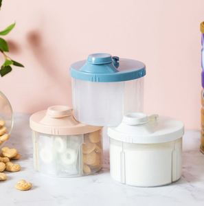 Portable White Blue Animal Pattern <b>Plastic</b> Box New Model Baby <b>Food</b> & Snack <b>Container</b> Travel Feeding Formula Milk Powder Storage - Product Image 1