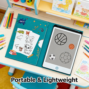 <span class=keywords><strong>Tablette</strong></span> LCD d'écriture manuscrite, tableau <span class=keywords><strong>de</strong></span> dessin pour enfants, bloc-<span class=keywords><strong>notes</strong></span> <span class=keywords><strong>de</strong></span> bureau pour adultes, tableau d'écriture électronique, marque ZKJ, 8,5 pouces, cadeau - Product Image 6