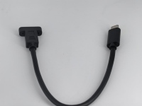 Adaptador USB2.0 USB C Hembra a Macho, Extensor con Orificios para Montaje en Panel, Cable Tipo-C de Carga Rápida para Teléfono MP3/MP4, Cable USB C de Carga Rápida