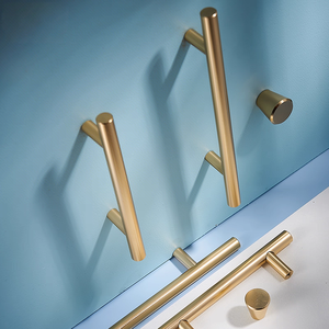 Tirador de Puerta de Armario de Aleación de Zinc, Moderno y Sencillo, Tirador de Cajón de Armario, Accesorios de Herraje Dorados de Lujo Ligero - Product Image 5