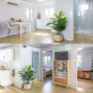 Série de maisons conteneurs extensibles en acier, 3 chambres, montage facile, design moderne, pour usage hôtelier, tailles 20ft/40ft - Product Image 4