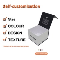 Boîtes cadeaux magnétiques carrées en carton rigide pour casquettes de sport personnalisées, emballage plat pour vêtements, boîte d'emballage pour casquette de baseball