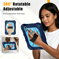 Nouvelle Housse de Tablette Robuste pour Enfants, Étui Antichoc pour iPad Mini 8 avec Bandoulière Réglable et Support de Main