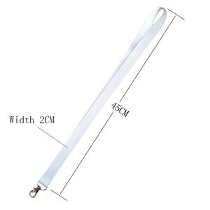 Weiße leere Lan yards für Lehrer Cruise <span class=keywords><strong>Lanyard</strong></span> Kein Minimum Sublimation maschine Drucken Halsseil <span class=keywords><strong>Lanyard</strong></span> mit Ihrem Logo - Product Image 2