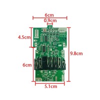 Harga Grosir 21700*10 Kit Casing Baterai Sel dengan BMS Kompatibel dengan BSL36A18 18V HKT HIT Perkakas Listrik Tanpa Kabel DIY Baterai