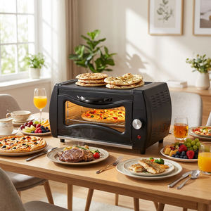 <span class=keywords><strong>Four</strong></span> Tandoor 2025, vente flash, <span class=keywords><strong>mini</strong></span> électrique, 2100W, nouvelle expérience de cuisson de pizzas - Product Image 5