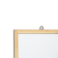 Tableau blanc magnétique mural effaçable à sec avec cadre en bois et en métal pour salle de classe, bureau, salle de réunion
