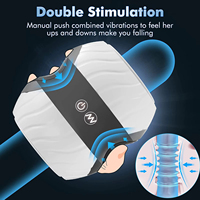 Masturbateur Masculin Effet Vagin - Machine de Masturbation Masculine Effet Sexe Oral 10 Modes de Vibration Stimulateur Pulsé Jouets Sexuels Texturés 3D
