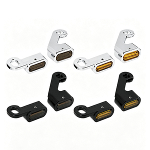 Mini Luces LED de Señal de Giro y Freno para Motocicleta Harley Fat Boy Dyna Road King Touring Softail Sportster 883, Indicador Modificado - Product Image 1