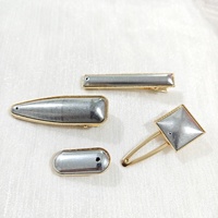 Pince à cheveux Songjin avec perles, base en alliage, épingle à cheveux DIY en strass, faite à la main, style chinois, accessoires de coiffure pour femmes, bijoux
