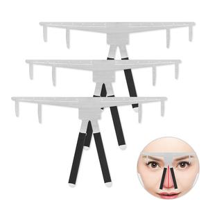 Outil de microblading pour diviseur de sourcils et mesure carte de tatouage de sourcils de maquillage permanent à bas prix en acier inoxydable - Product Image 1