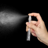 Vente en gros de flacons miniatures vides transparents de 2 ml, 3 ml, 5 ml, 8 ml, 10 ml, vaporisateur fin, rechargeable, en verre, échantillon de parfum pour testeur