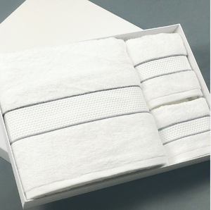 Ensemble de serviettes de luxe en coton 100% naturel Hilton Hotel pour la maison et l'hôtel, ensemble de serviettes de bain personnalisées - Product Image 2