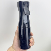 Atomizador de PET Personalizable de 160ml/200ml/250ml/300ml 5oz con Pulverizador de Niebla Fina, Impresión Serigráfica, Rosa, Azul, Violeta, Reutilizable, para Cuidado Personal