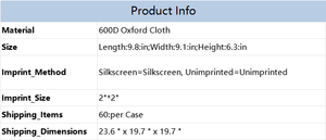 Fashionable <b>Large</b> Capacity Cooler Bag Zipper Insulated Lunch <b>Box</b> Tote Featuring Side Pocket Handle Strap Camping Travel Picnics - Product Image 3