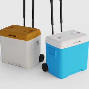 Glacière portable télescopique moderne de haute qualité personnalisable pour <span class=keywords><strong>camping</strong></span> extérieur avec roues, en PP/PE, conservation de la glace 24h - Product Image 2