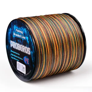 New 0.6#-10# 300m 500m 1000m 4 Strand Pe Main Line Super Strong Multilament Braided Wire Fishing Lines Rope