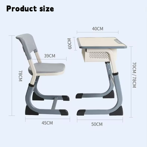 Juego <span class=keywords><strong>de</strong></span> sillas <span class=keywords><strong>y</strong></span> escritorios elevables tipo C para estudiantes <span class=keywords><strong>de</strong></span> <span class=keywords><strong>primaria</strong></span> <span class=keywords><strong>y</strong></span> <span class=keywords><strong>secundaria</strong></span> para aprendizaje <span class=keywords><strong>y</strong></span> capacitación en el hogar - Product Image 2