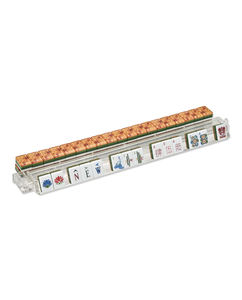 Stock USA : 160 tuiles de mahjong en acrylique de luxe, jeu de mahjong portable, cadeau pour femmes, divertissement, livraison rapide depuis l'entrepôt de LA - Product Image 3