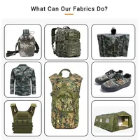 Échantillon Gratuit Tissu Camouflage TC TR CVC Ripstop 80-400gsm Imperméable Ignifuge Revêtement IRR Tissu Camo pour Uniforme