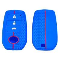 Housse de protection pour clé de voiture, en silicone lisse, compatible avec Toyota Rav4 Corolla Camry Hilux, accessoires de voiture, housse de clé