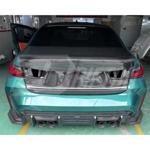 EE. UU. Tapa de maletero trasera de fibra de carbono seca estilo OE G80 M3 para BMW G80 M3 2020-2024, entrega FedEx desde almacén. - Product Image 3