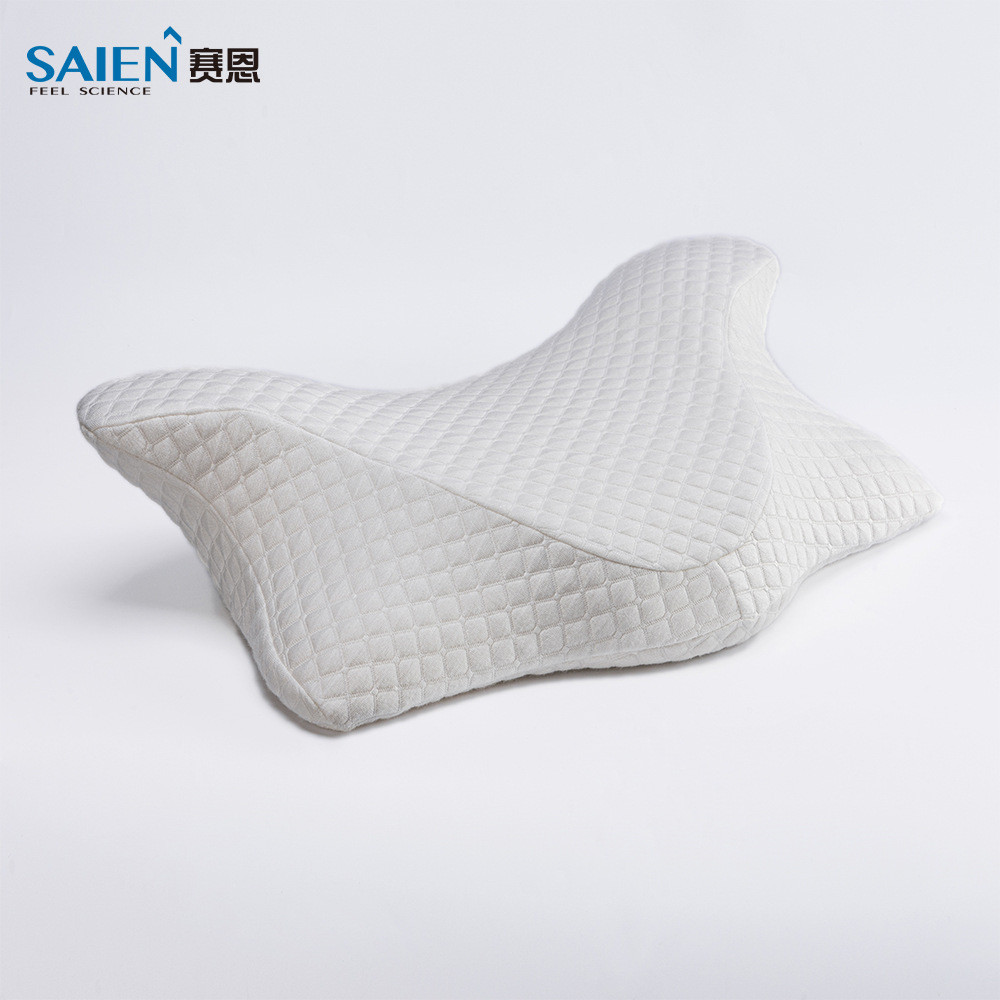 White quilted fabric pillow core