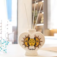 Diffuseur de parfum en céramique au design créatif, motif/emballage personnalisé, sans feu, liquide, aromathérapie