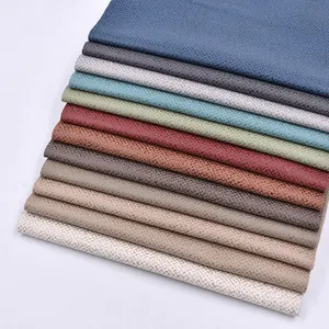 Высококачественная простая 100% Полиэстеровая ткань для дивана с толстой вязаной подкладкой, текстиль для американского рынка, для дивана