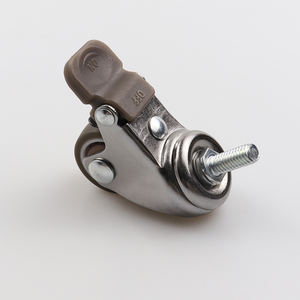 CMCL TPE 가구를 위한 작은 피마자 바퀴 <span class=keywords><strong>25mm</strong></span> 크롬 도금을 한 피마자 m6 피마자 바퀴 - Product Image 4