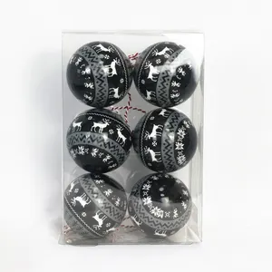 Longstar Beste Qualität benutzerdefiniert gedruckt modisches Logo Weihnachts-Schaum-Ball-Aufbewahrungsbox-Set Weihnachtsball Weihnachtsdekoration