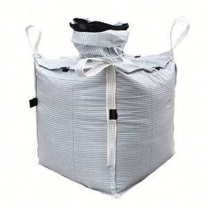 Cross Corner Lift Loops FIBC <b>Bags</b> Conductive and Breathable Plastic Big <b>Bags</b> with Spout Discharge Bulk <b>Bag</b> - Product Image 2