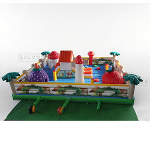 Lilytoys inflable castillo hinchable cuento <span class=keywords><strong>de</strong></span> hadas Tema <span class=keywords><strong>de</strong></span> setas Lona <span class=keywords><strong>de</strong></span> PVC con tobogán y diseño <span class=keywords><strong>de</strong></span> Casa <span class=keywords><strong>de</strong></span> juegos para niños parque <span class=keywords><strong>de</strong></span> diversión - Product Image 1