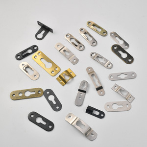 Concealed Hooks <b>For</b> Wall Mounting Stainless Steel Rectangle Removable Hardware Accessories <b>For</b> Photo <b>Frames</b> And <b>Paintings</b> - Product Image 1