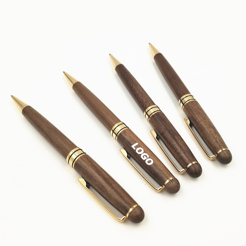 Black - Walnut Ballpoint Pen 0.5