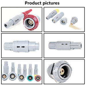 BEXKOM PR Maat 1P 2 tot 14 Verguld Pins Vrouwelijke Push-Pull Vergrendelbare Goedkope IP50 Anti-vibratie Anti-corrosie Kunststof Connector - Product Image 5