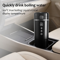 Bouilloire électrique de voiture 500 ml 12 V 24 V en acier inoxydable 316 avec contrôle intelligent de la température pour les voyages