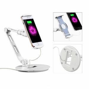 New Product Stainless Silver Plated Aluminum Metal Phone / <b>Tablet</b> Holder <b>Stand</b> - Product Image 3