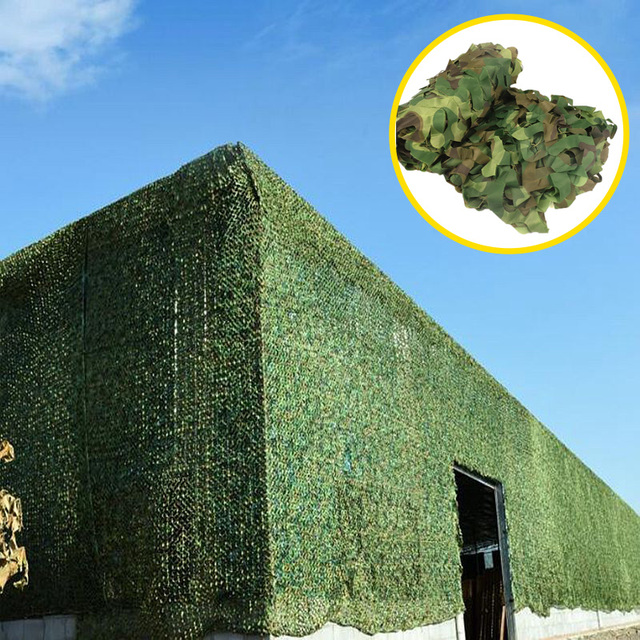 Customized Camouflage Netting with Mesh Netting Woodlands Leaves Camo Cover for Outdoor Hunting Camping Car-cover
